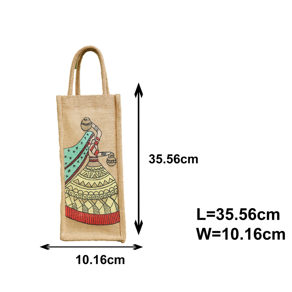 Traditional Rajasthani Jute Bottle Cover